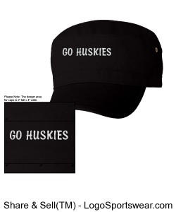Huskies Cadet Cap Design Zoom